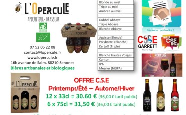 NOUVEAU PARTENAIRE BRASSERIE OPERCULE