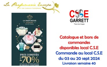 PARFUMERIE EUROPE PROMO !!!