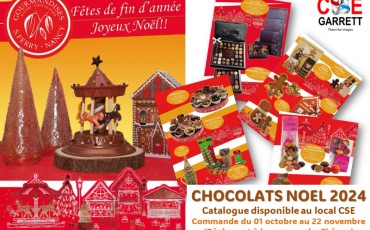 Vente chocolats Noël