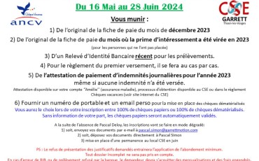 INSCRIPTIONS CV 2025