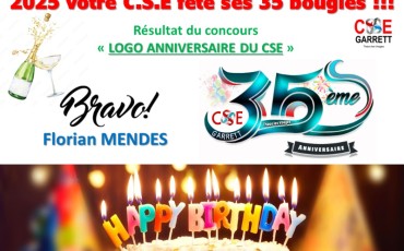 RESULTAT CONCOURS LOGO 35 ans CSE