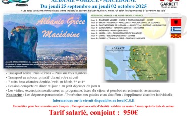 VOYAGE ALBANIE GRECE MACEDOINE